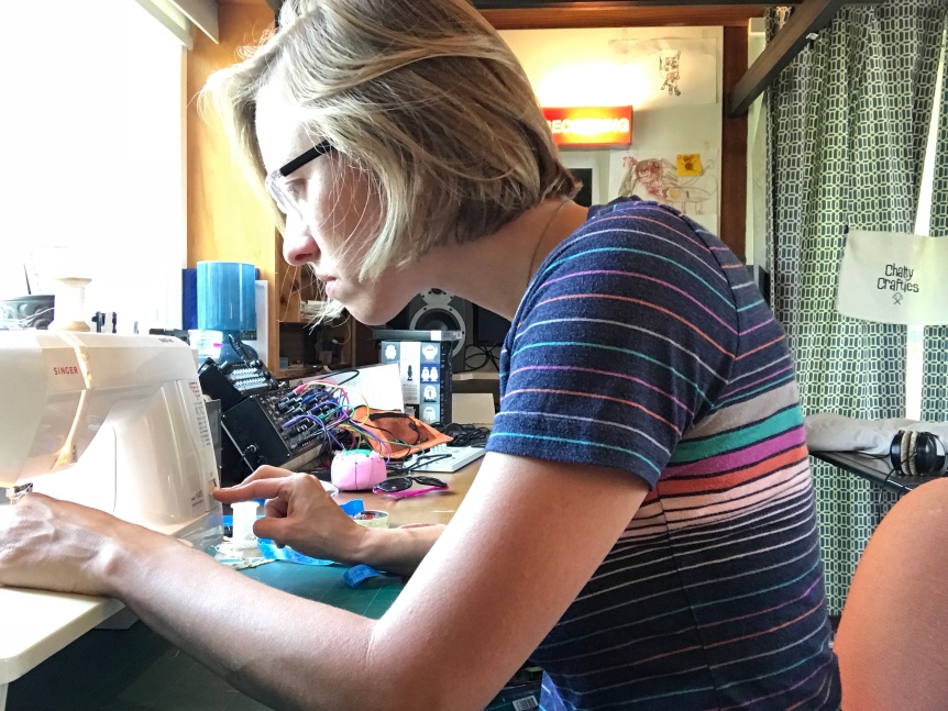 Angelica sewing