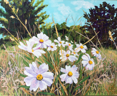 Blackfoot Daisy on a Summer's Day by Sharon Loy Anderson