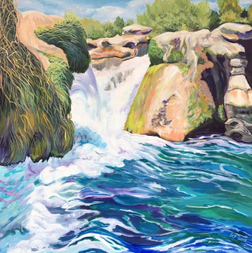 Dolan Falls on the Devil's River by Sharon Loy Anderson