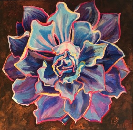 Echeveria 'Afterglow' by Sharon Loy Anderson