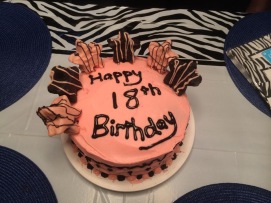 Birthday cake with star cake pops