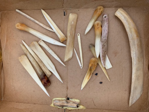 Neal Stilley's bone tools