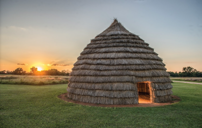 Grass House (Photo via Caddo Mounds State Historical Site)