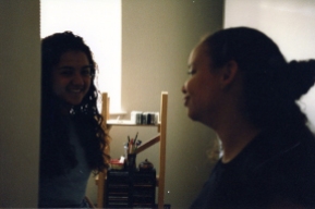 Maria and Sara in high school